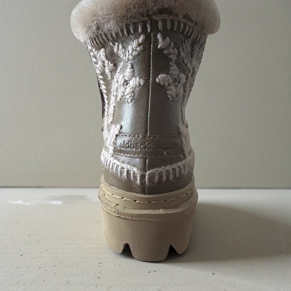 $260! Laidback London Setsu 3.0 Paisley Otter Leather Boots EU 38/ US 8 NWOT - Picture 6 of 7